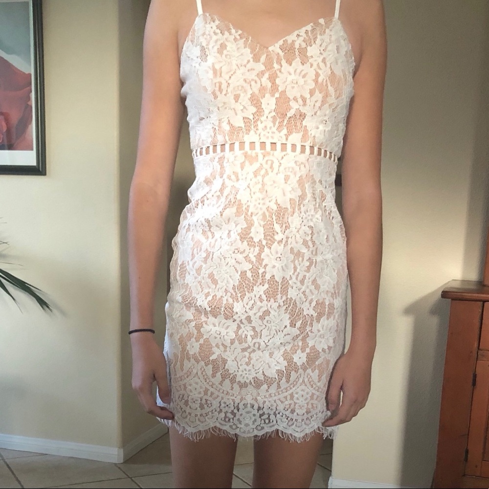 TOBI After Dark Lace Bodycon Dress, Size XS - Picture 4 of 4